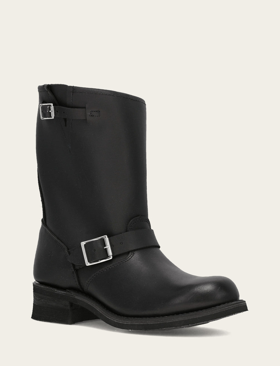 Men's Black Engineer 12R Mens Moto | Frye Black