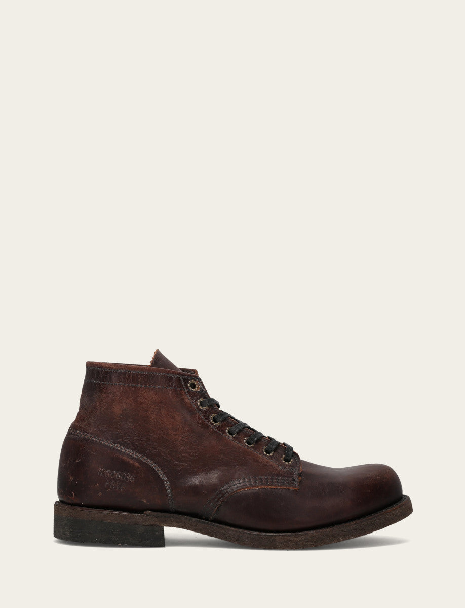 Men's Dark Brown Prison Boots | Frye Dark Brown