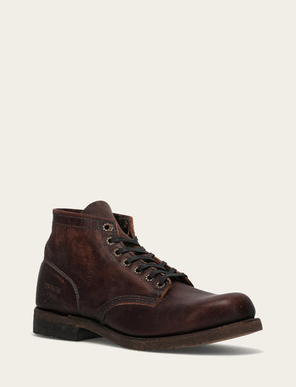 Men's Dark Brown Prison Boots | Frye Dark Brown