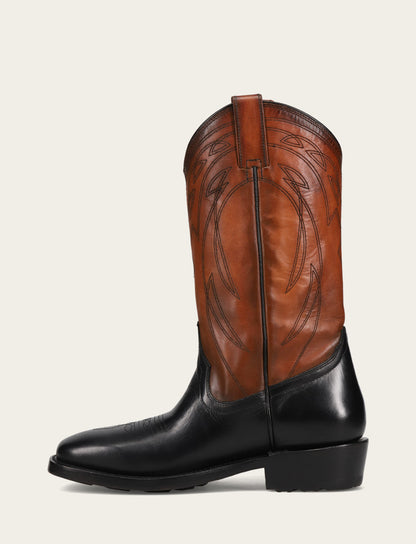 Men's Black Nash Deco Stitch Pull On Boots | Frye Black