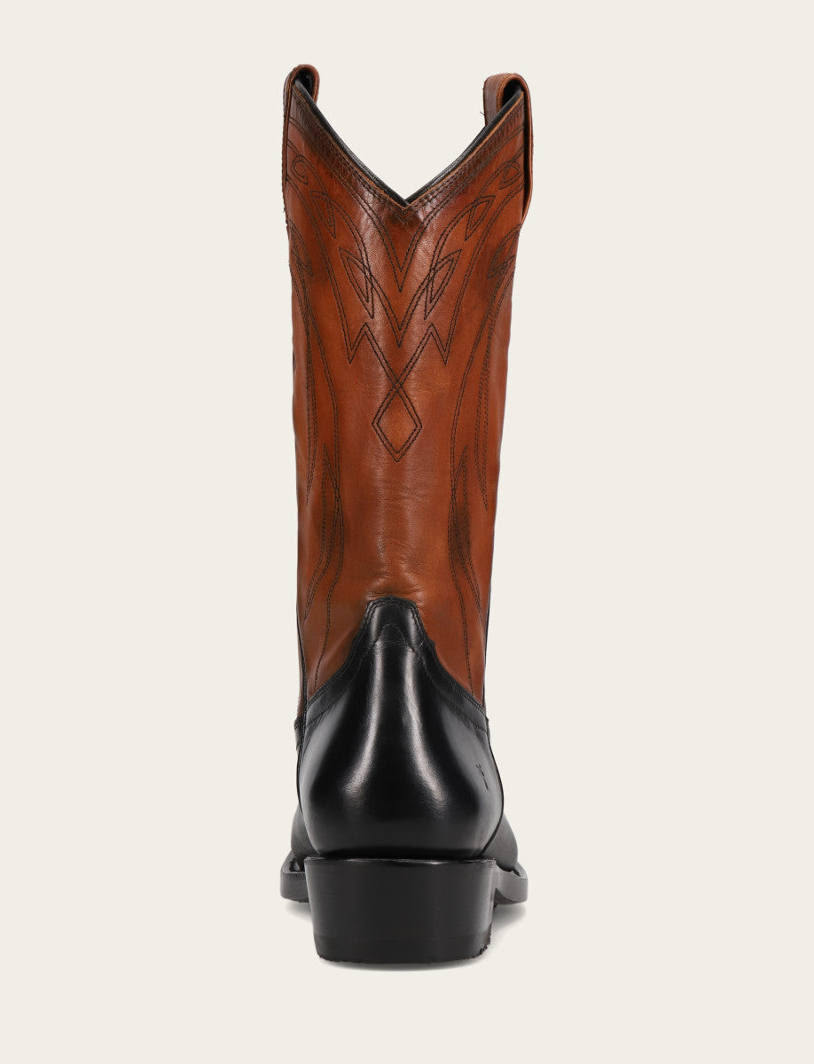 Men's Black Nash Deco Stitch Pull On Boots | Frye Black