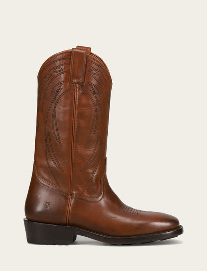 Men's Caramel Nash Deco Stitch Pull On Boots | Frye Caramel