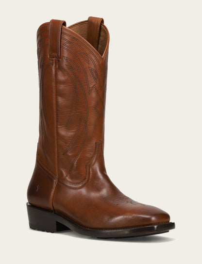Men's Caramel Nash Deco Stitch Pull On Boots | Frye Caramel