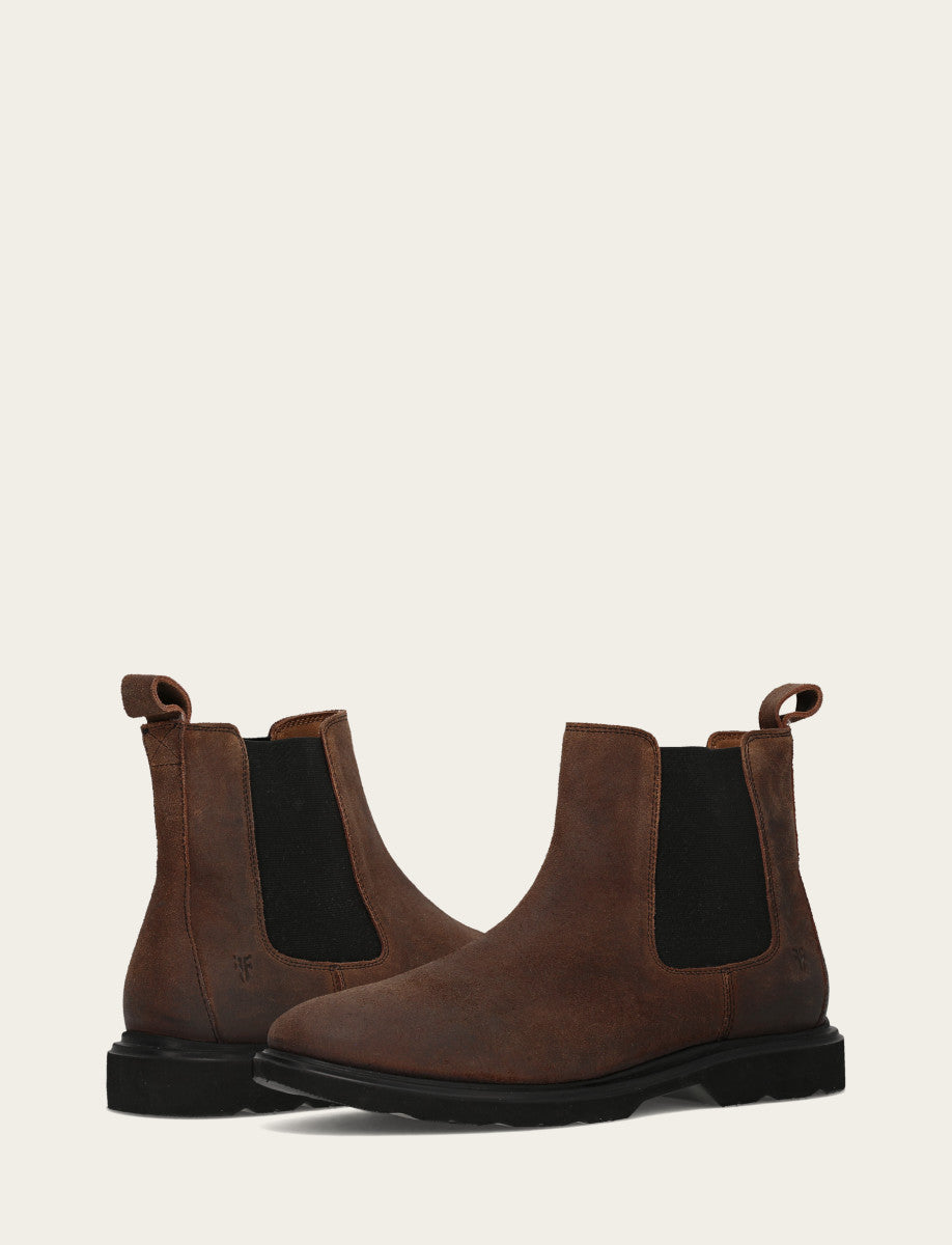 Men's Dark Walnut Connor Chelsea Boot | Frye Dark Walnut