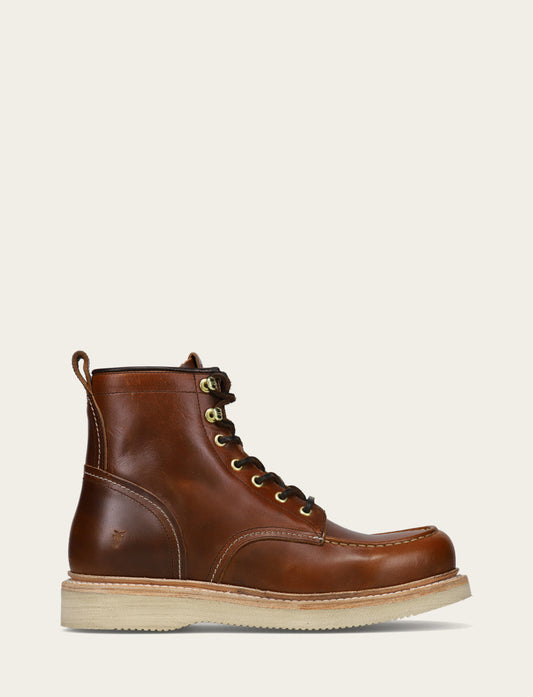 Men's Saddle Hudson Workboot Wedge Lace Ups | Frye Saddle