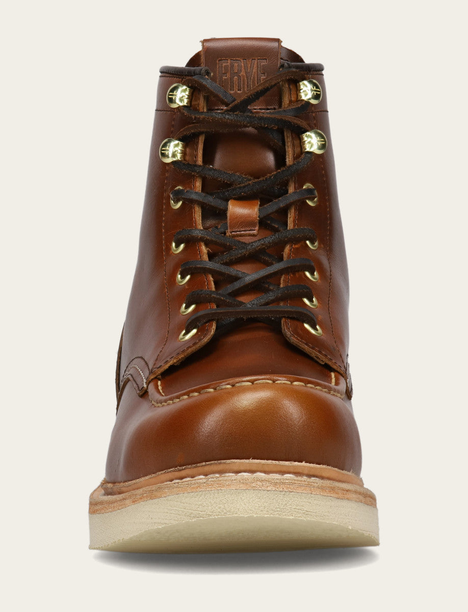 Men's Saddle Hudson Workboot Wedge Lace Ups | Frye Saddle