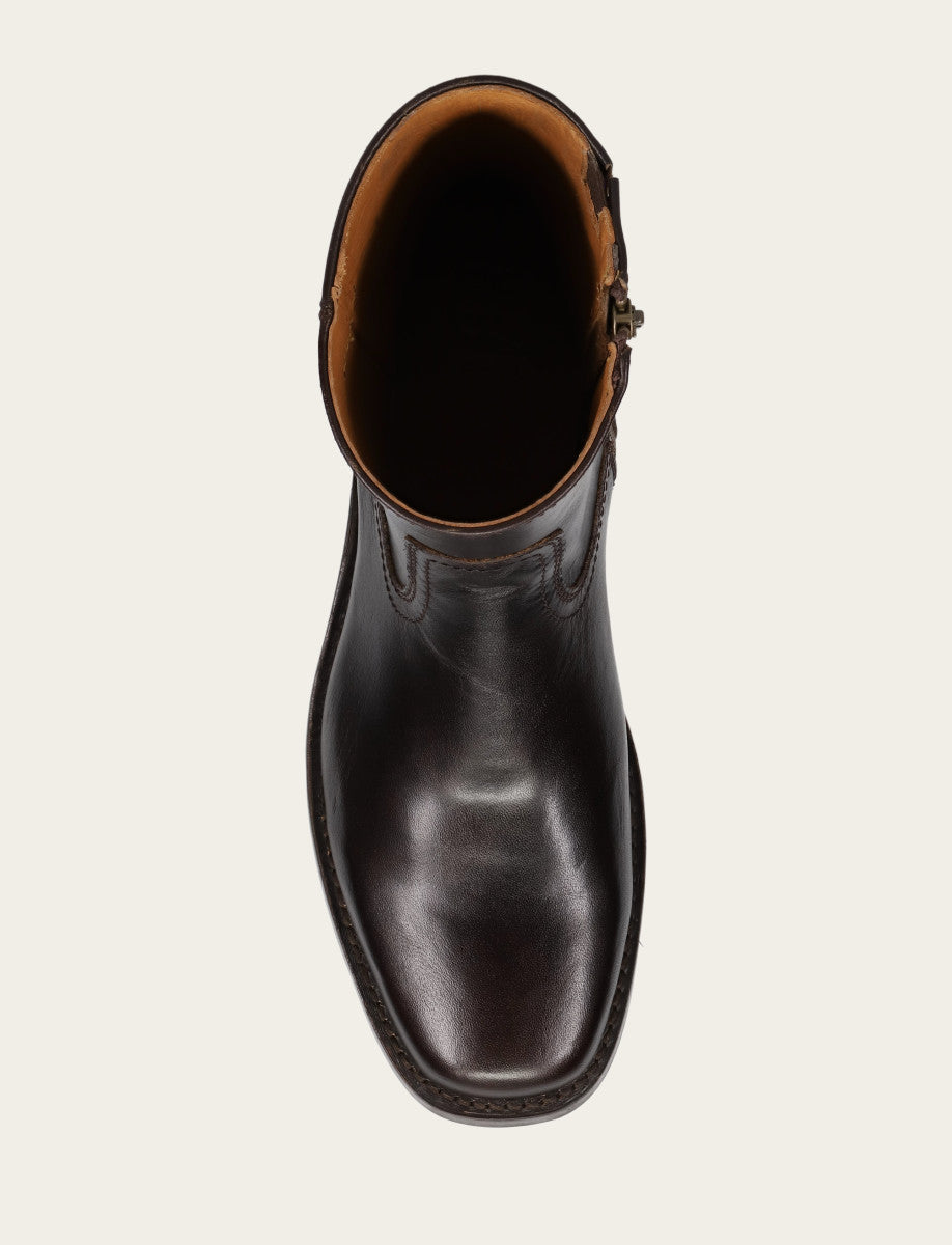 Men's Bourbon Campus Inside Zip Boot | Frye Bourbon