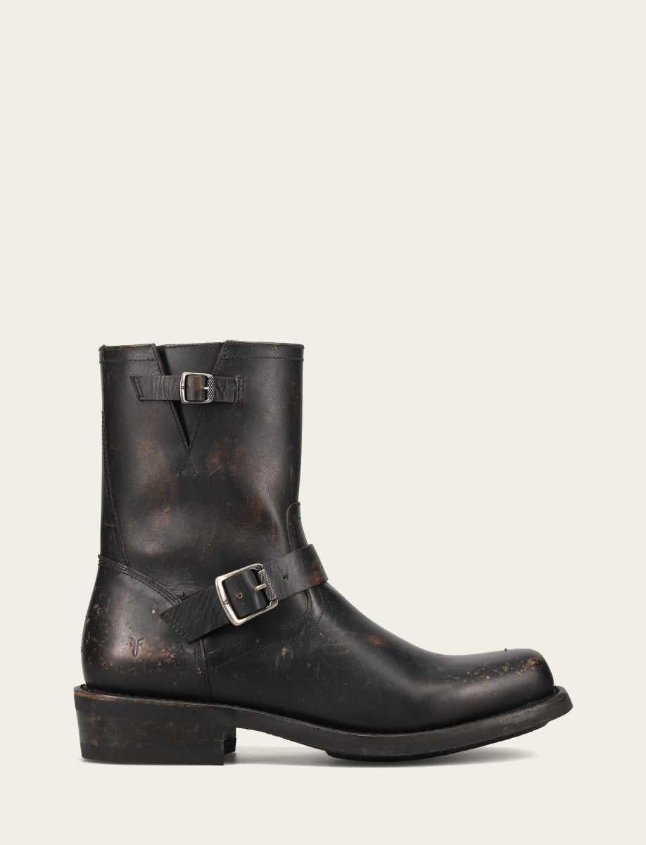 Men's Conway Engineer Smooth Leather Boot | Frye Antique Black
