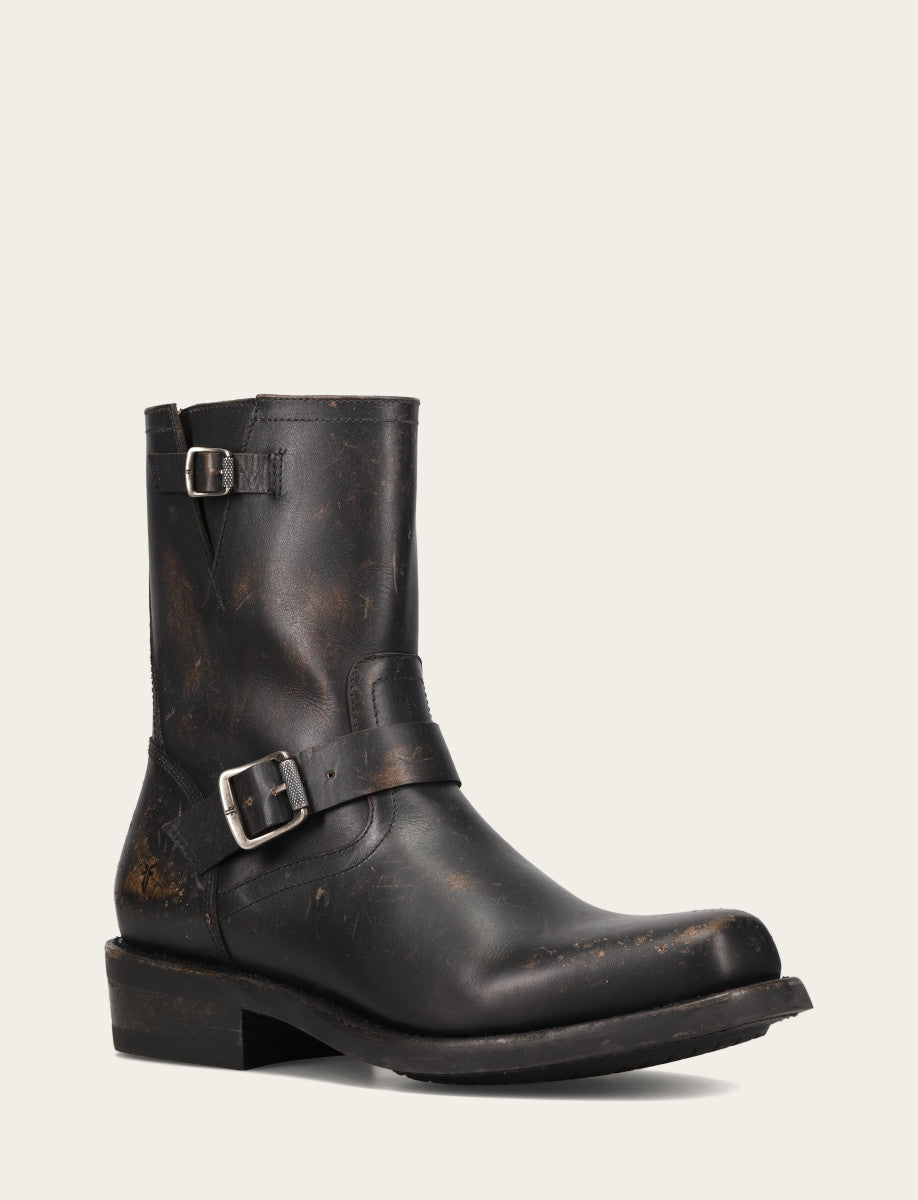 Men's Conway Engineer Smooth Leather Boot | Frye Antique Black