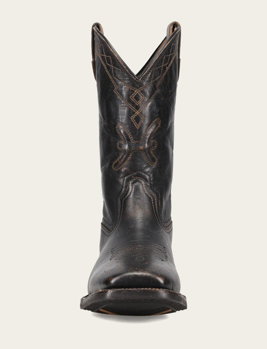 Men's Black Hauser Logo Stitch Boots | Frye Black