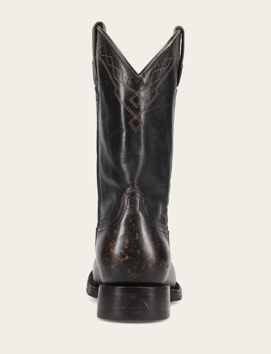 Men's Black Hauser Logo Stitch Boots | Frye Black