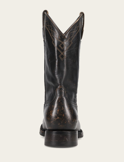 Men's Black Hauser Logo Stitch Boots | Frye Black