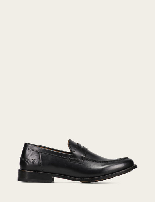 Men's Black Tyler Flex Penny Loafers | Frye Black