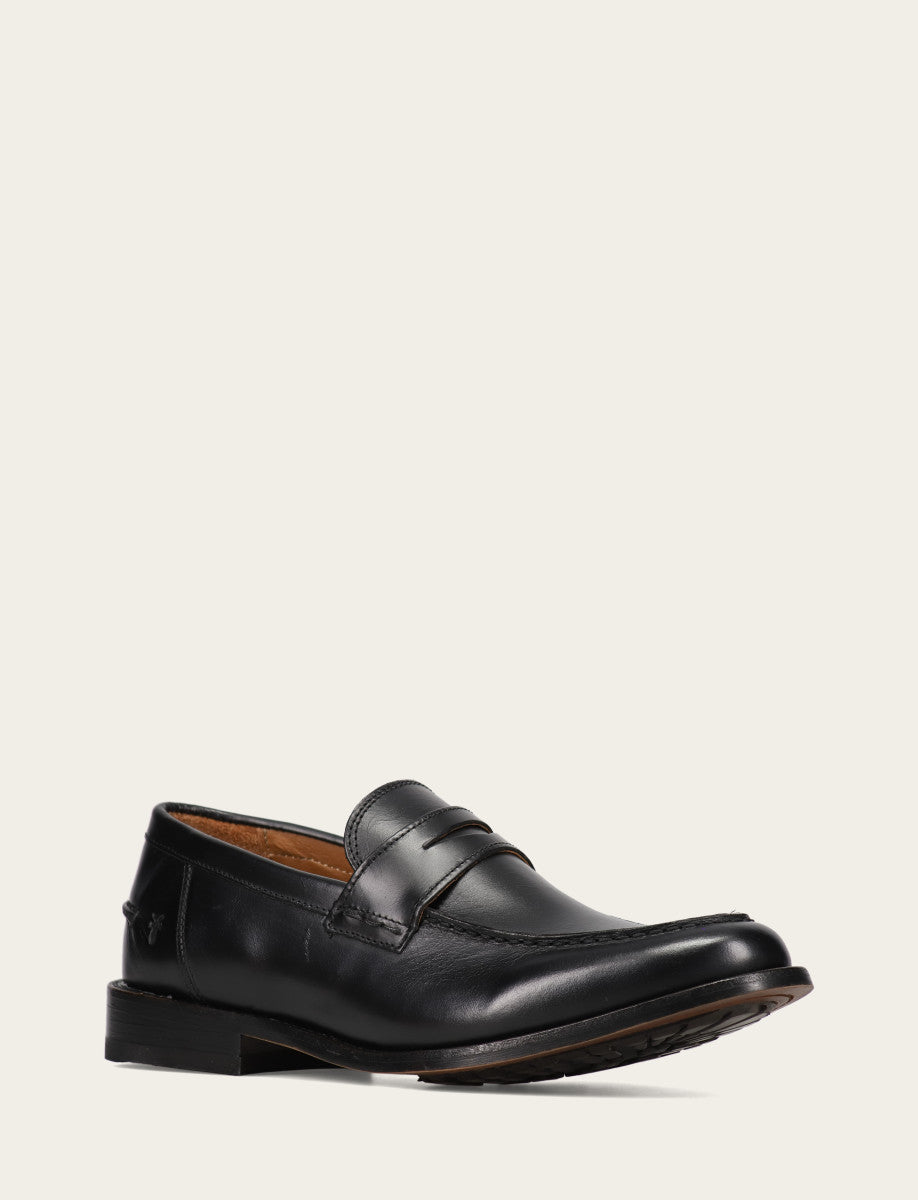 Men's Black Tyler Flex Penny Loafers | Frye Black
