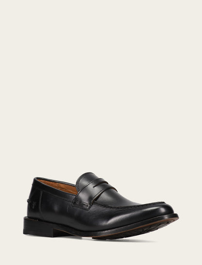 Men's Black Tyler Flex Penny Loafers | Frye Black