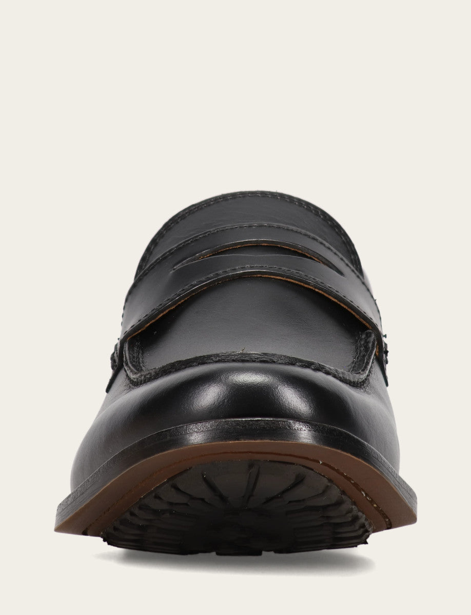Men's Black Tyler Flex Penny Loafers | Frye Black