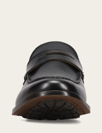Men's Black Tyler Flex Penny Loafers | Frye Black