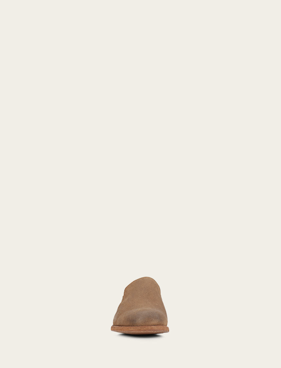 Men's Ash Waxed Suede Chris Venetian Loafers | Frye Ash Waxed Suede