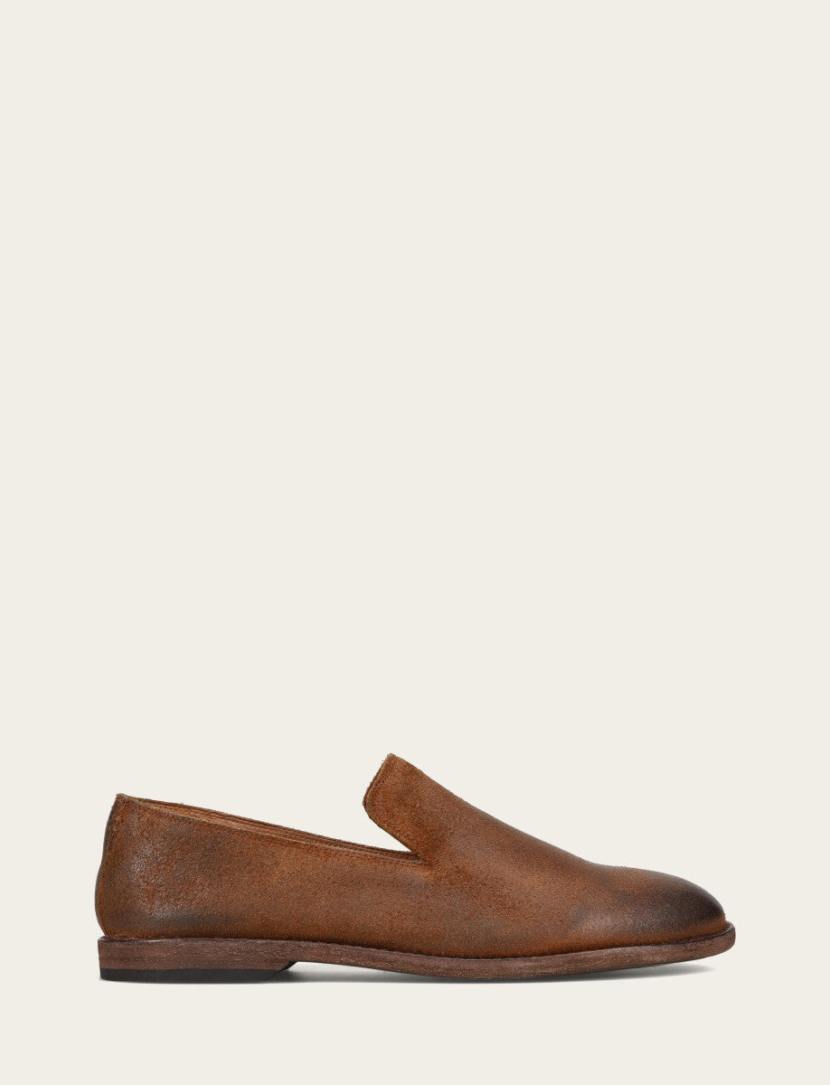 Men's Ginger Suede Chris Venetian Loafers | Frye Ginger Suede