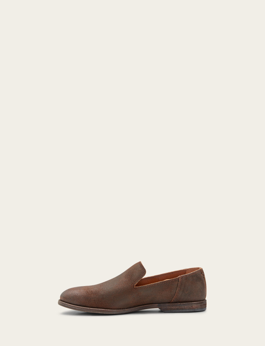 Men's Ginger Suede Chris Venetian Loafers | Frye Ginger Suede