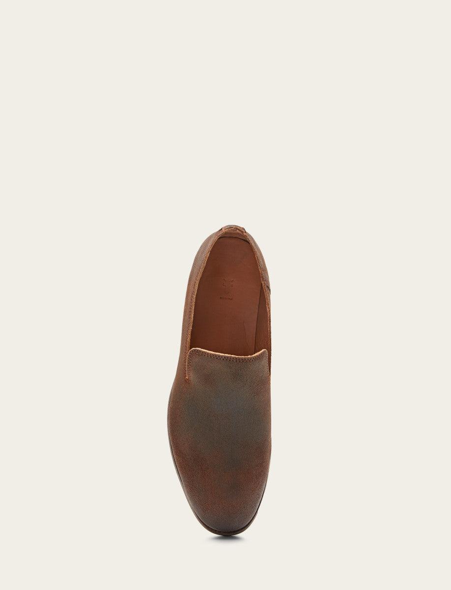 Men's Ginger Suede Chris Venetian Loafers | Frye Ginger Suede