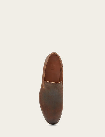 Men's Ginger Suede Chris Venetian Loafers | Frye Ginger Suede