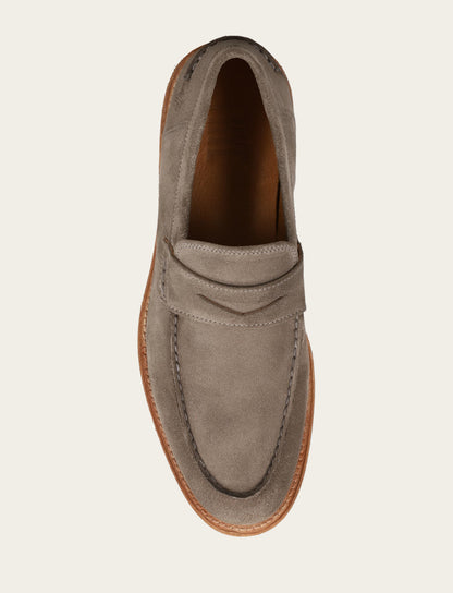 Men's Steel Tyler Flex Penny Loafers | Frye Steel