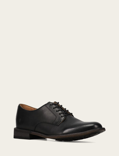 Men's Black Tyler Flex Oxford Dress Shoes | Frye Black