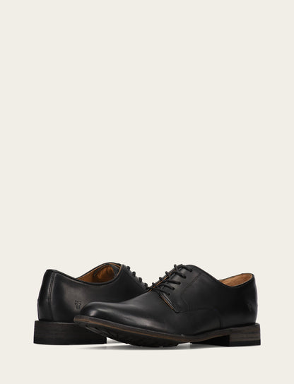 Men's Black Tyler Flex Oxford Dress Shoes | Frye Black