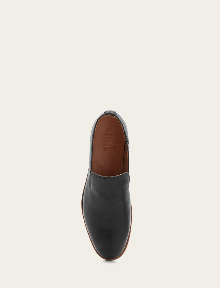 Men's Black Chris Venetian Loafers | Frye Black