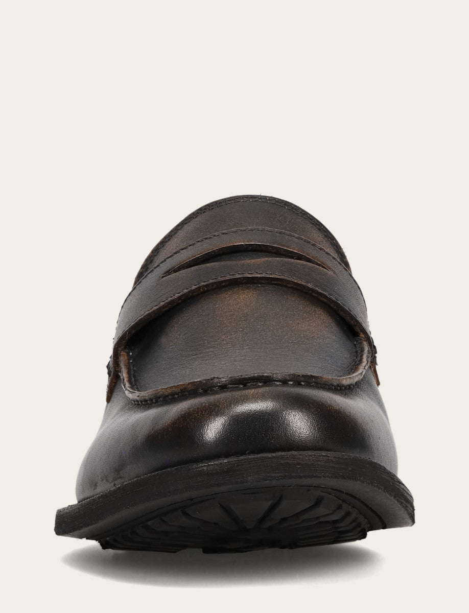Men's Brown Brush Off Tyler Flex Penny Loafer | Frye Brown Brush Off