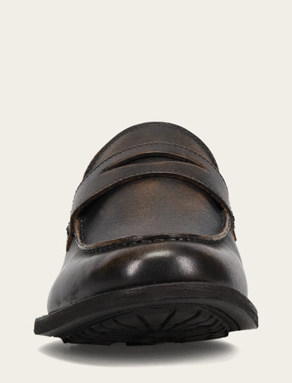 Men's Brown Brush Off Tyler Flex Penny Loafer | Frye Brown Brush Off