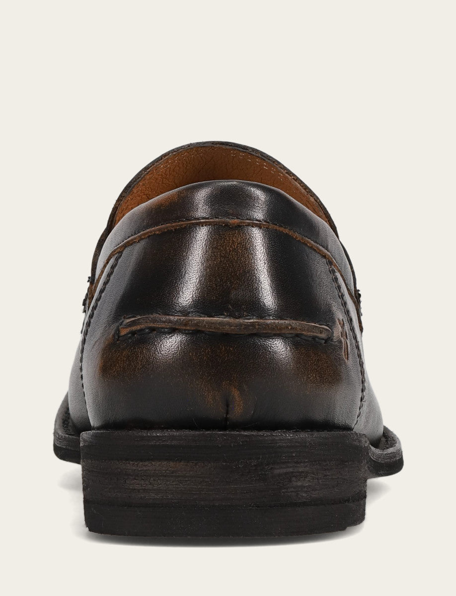 Men's Brown Brush Off Tyler Flex Penny Loafer | Frye Brown Brush Off