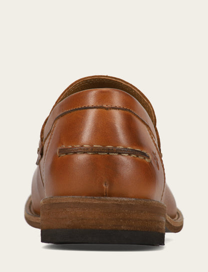 Men's Caramel Tyler Flex Penny Loafers | Frye Caramel