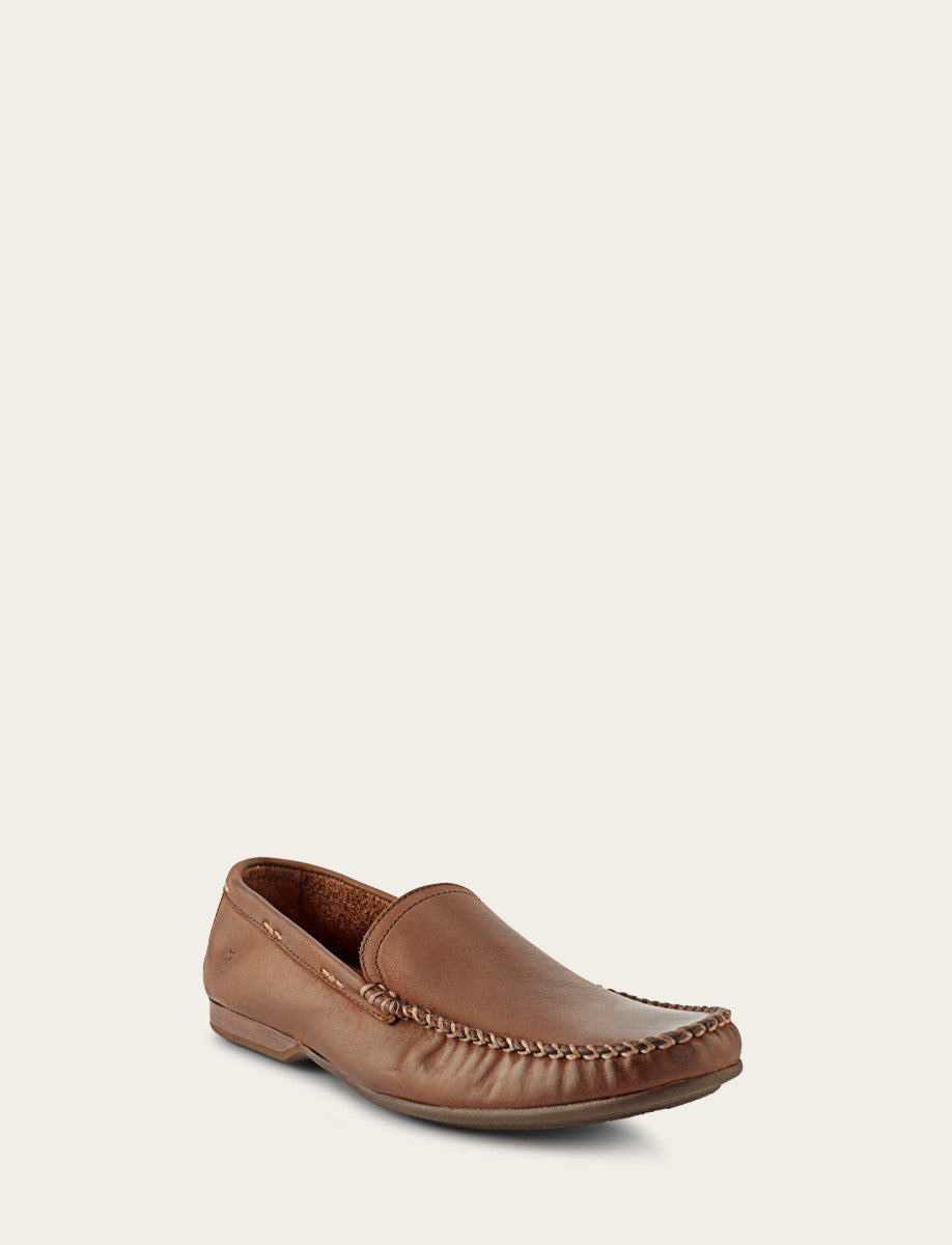 Men's Tan Lewis Venetian Loafers | Frye Tan
