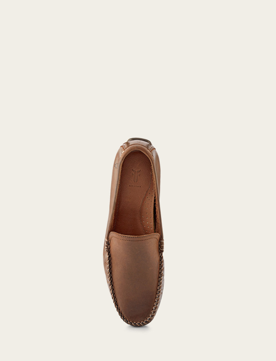 Men's Tan Lewis Venetian Loafers | Frye Tan