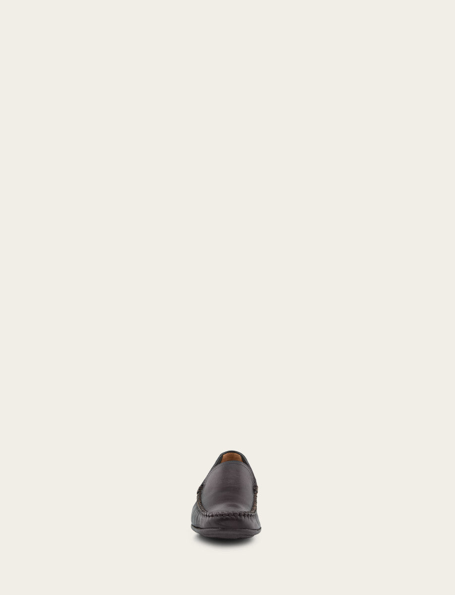 Men's Black Lewis Venetian Loafers | Frye Black