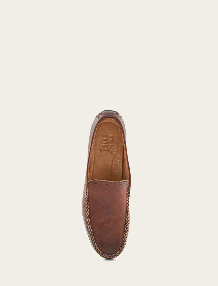 Men's Cognac Lewis Venetian Loafers | Frye Cognac