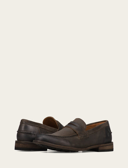 Men's Chocolate Tyler Flex Penny Loafers | Frye Chocolate