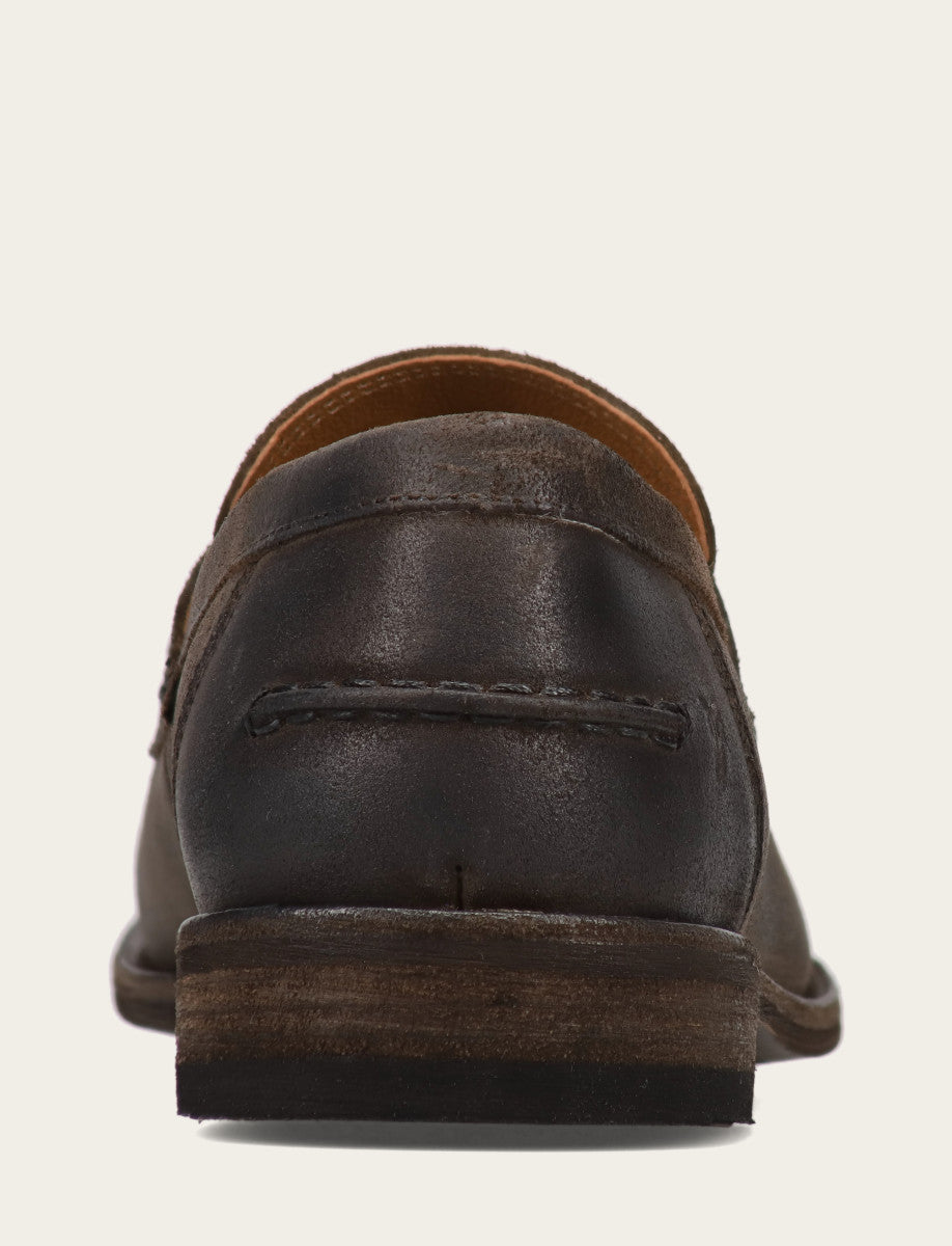 Men's Chocolate Tyler Flex Penny Loafers | Frye Chocolate