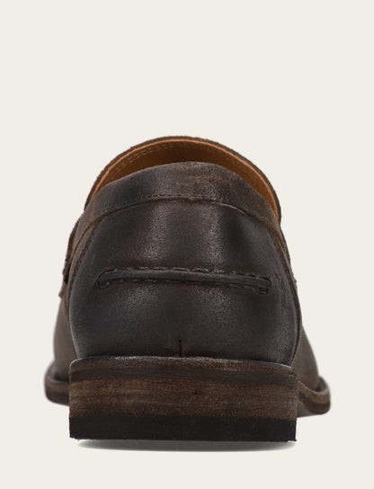 Men's Chocolate Tyler Flex Penny Loafers | Frye Chocolate