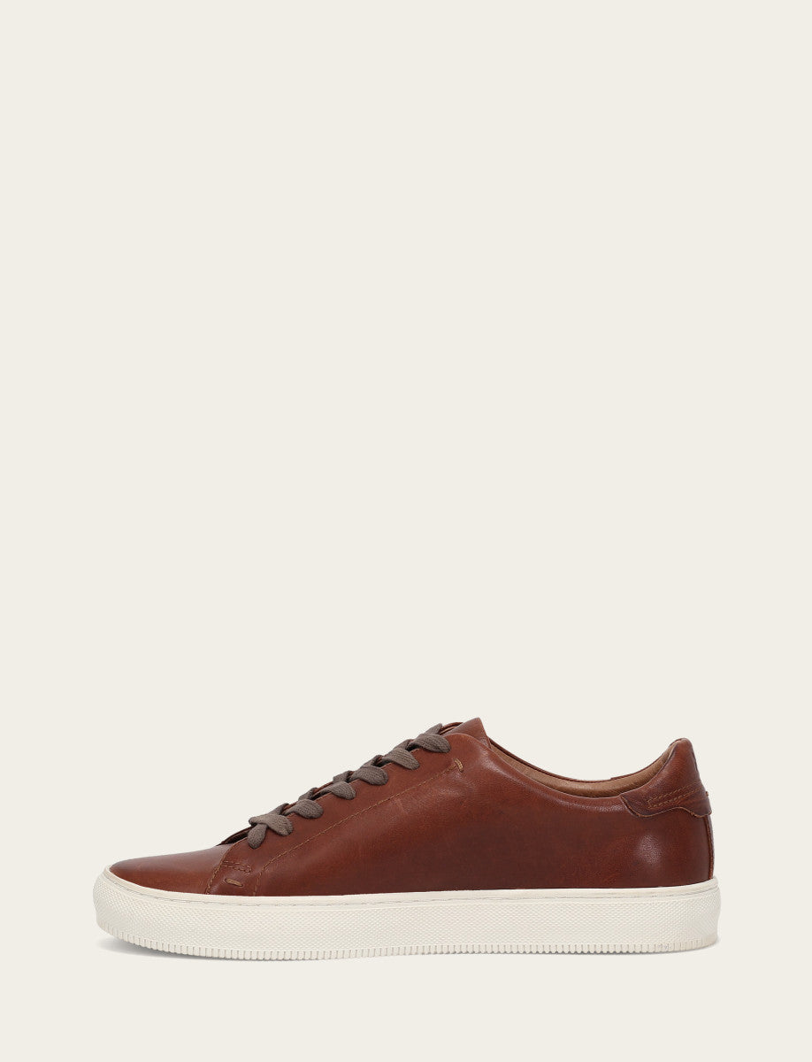 Men's Caramel Astor Low Lace Slip On Sneakers | Frye Caramel