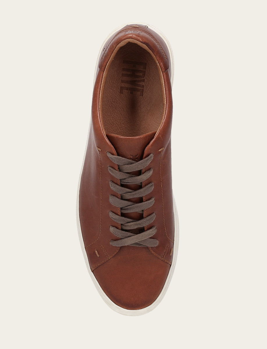 Men's Caramel Astor Low Lace Slip On Sneakers | Frye Caramel