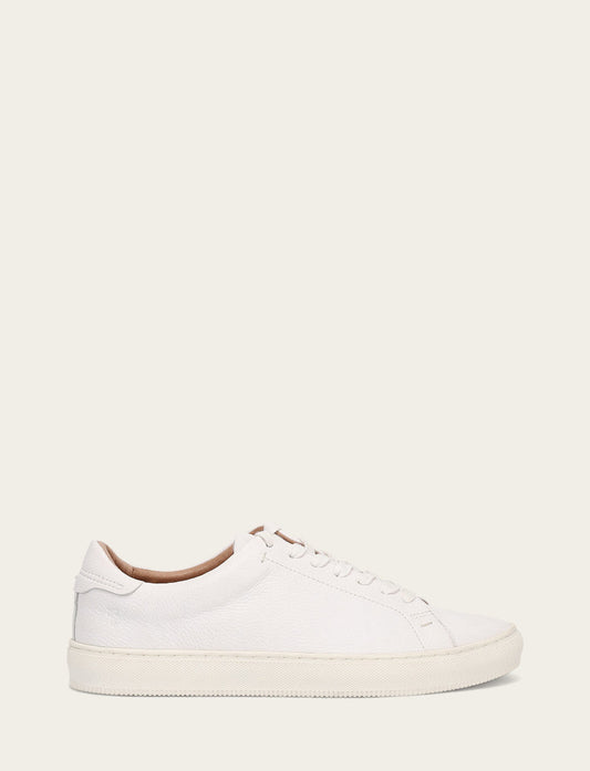 Men's White Astor Low Lace Slip On Sneakers | Frye White
