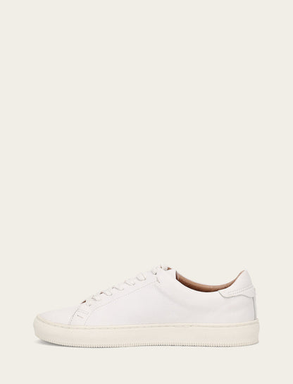 Men's White Astor Low Lace Slip On Sneakers | Frye White