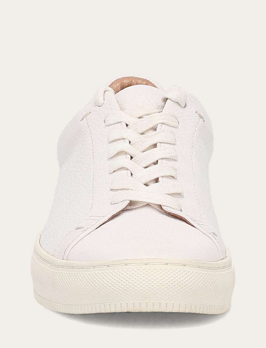 Men's White Astor Low Lace Slip On Sneakers | Frye White