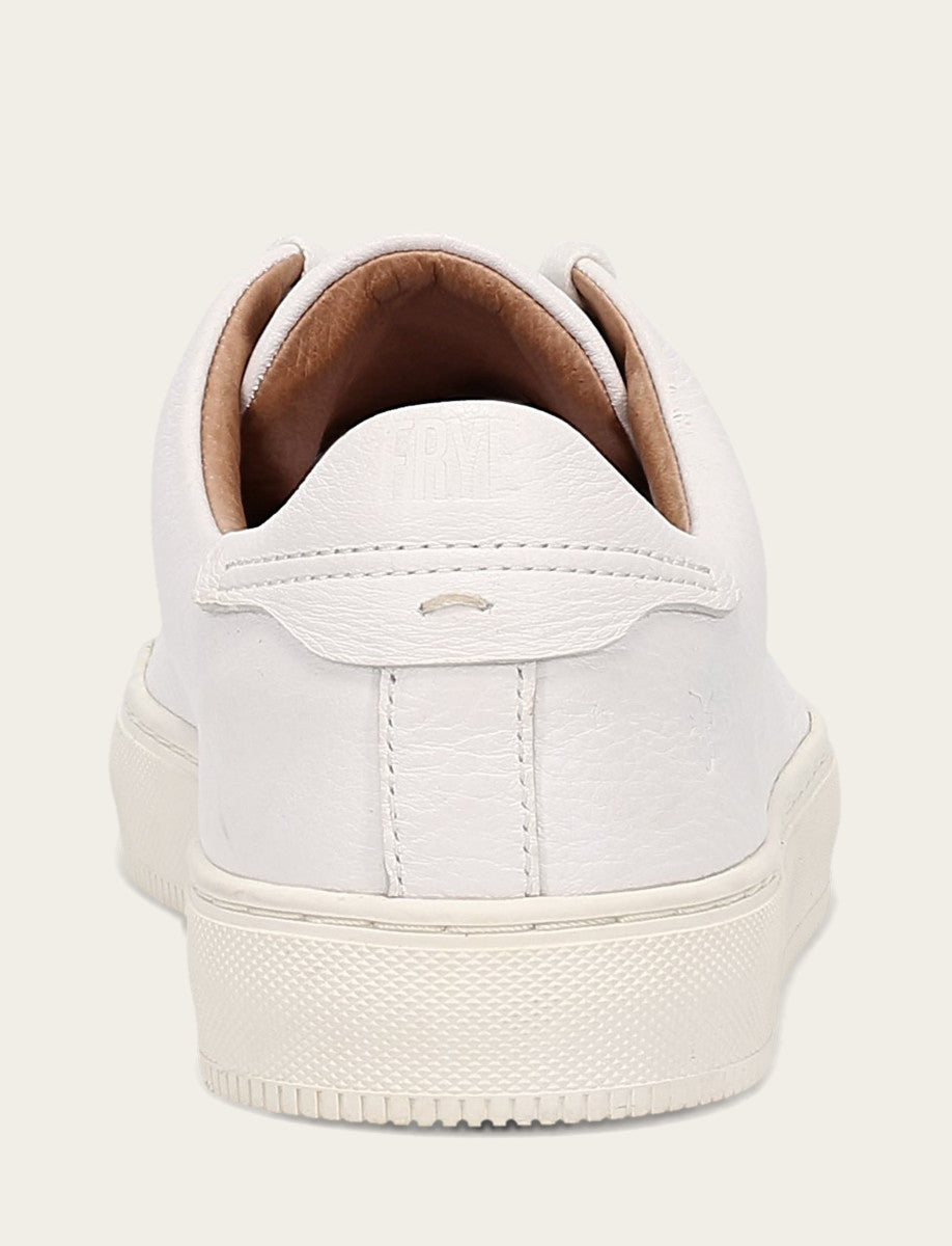 Men's White Astor Low Lace Slip On Sneakers | Frye White