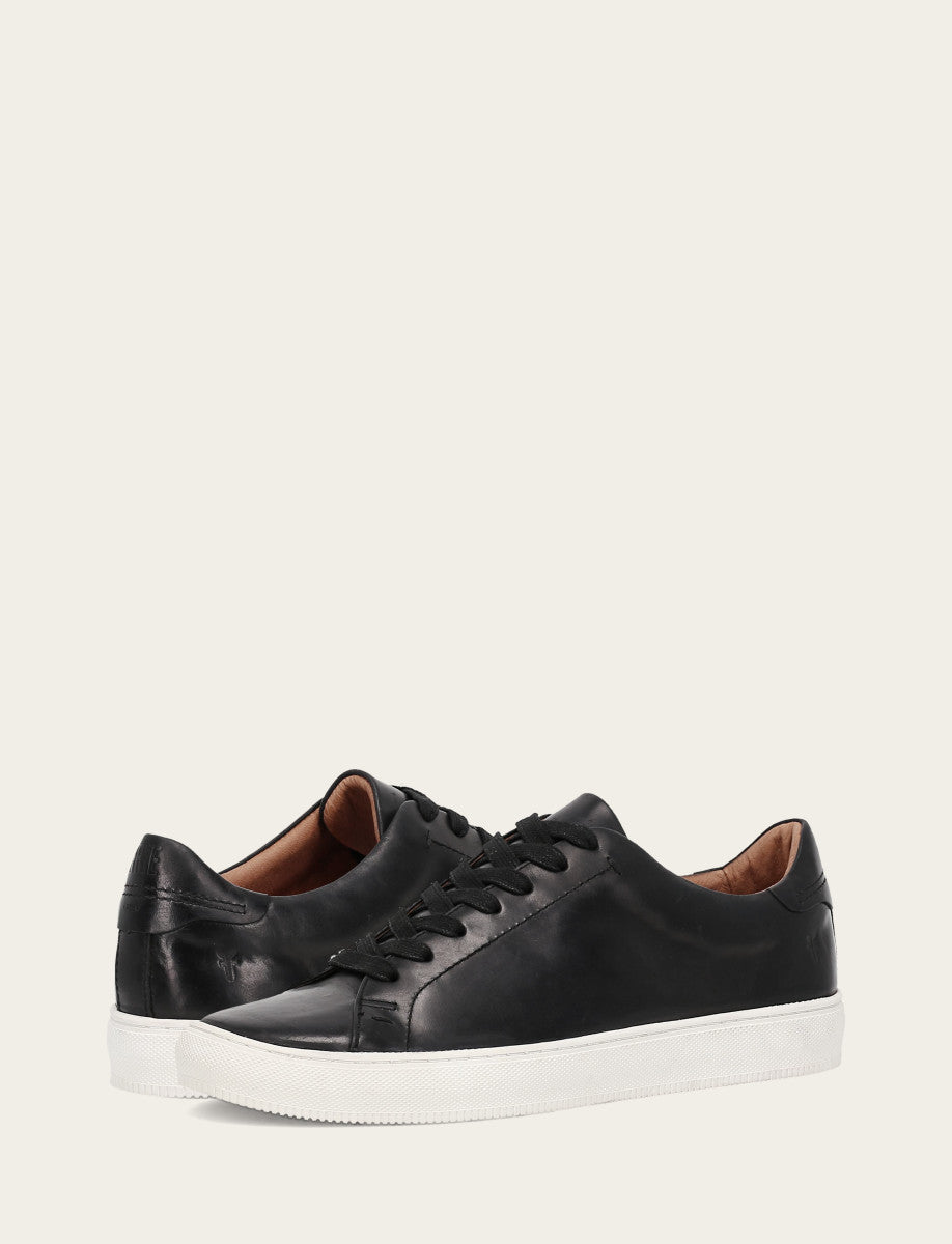 Men's Black Astor Low Lace Slip On Sneakers | Frye Black