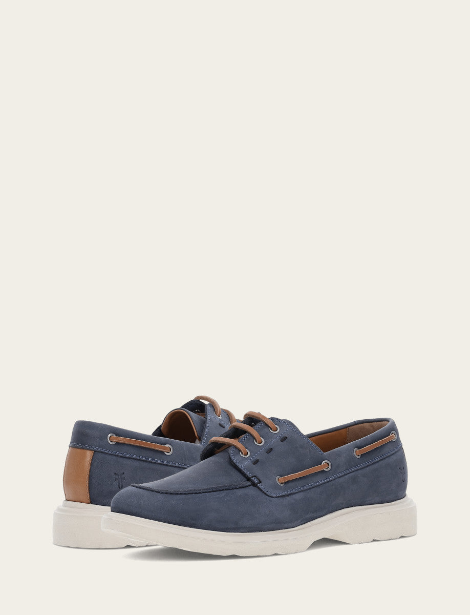 Men's Indigo Connor Boat Shoe | Frye Indigo
