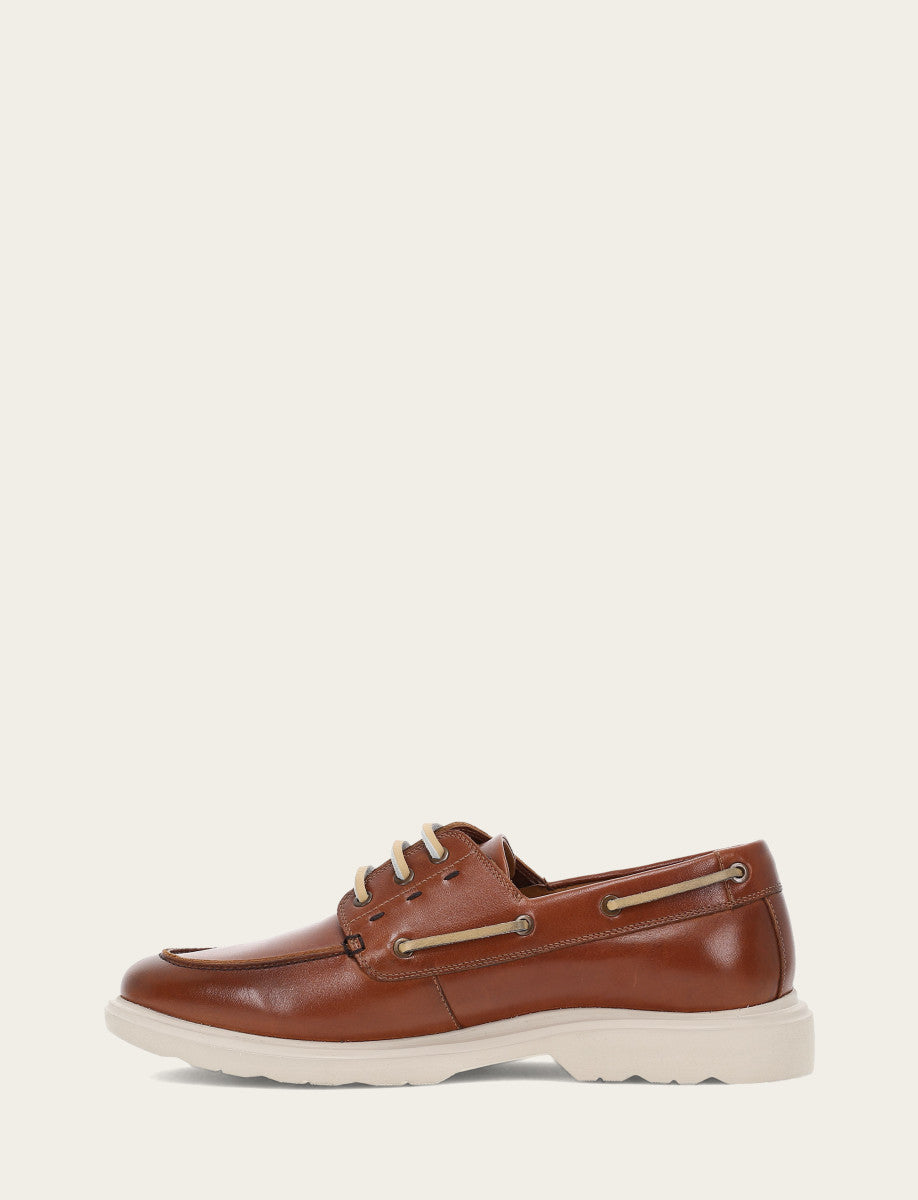 Men's Caramel Connor Boat Shoe | Frye Caramel